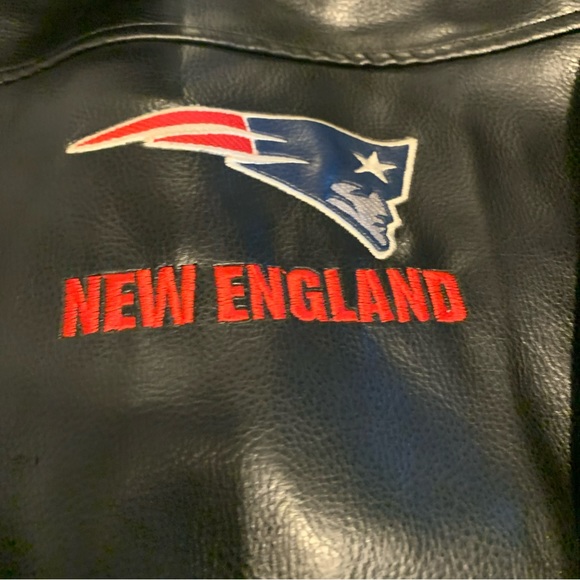 New England Patriots Jacket NFL Polyvinyl XL - Picture 6 of 13